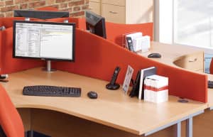 Desk Mounted Screen Product