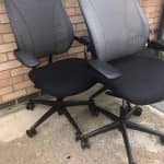 USED HumanScale Liberty Mesh Back Office Chair with Adjustable Arms – 8 Available!!