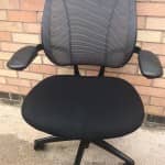 USED HIGH END DESIGNER HumanScale Liberty Mesh Back Office Chair with Adjustable Arms – £149 + VAT