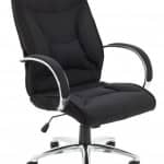 BRAND NEW!!!! WHIST FABRIC EXECUTIVE OFFICE CHAIR – BLACK FABRIC ONLY – £139 + VAT