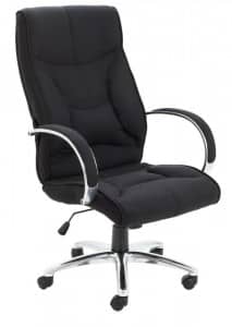 BRAND NEW!!!! WHIST FABRIC EXECUTIVE OFFICE CHAIR – BLACK FABRIC ONLY – £139 + VAT