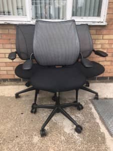 USED HIGH END DESIGNER HumanScale Liberty Mesh Back Office Chair with Adjustable Arms – £149 + VAT