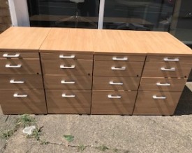 quality used drawer pedestal units