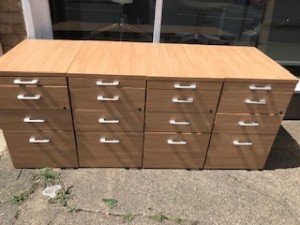 quality used drawer pedestal units