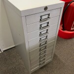 Used 10 Drawer metal cabinets