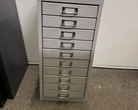 Used 10 Drawer metal cabinets