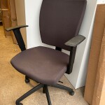 Used Grey fabric task chairs