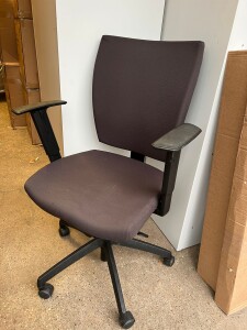 Used Grey fabric task chairs