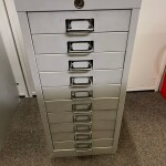 Used 10 Drawer metal cabinets