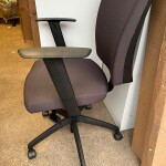 Used Grey fabric task chairs