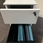 Used Under Desk Metal Mobile Drawer Pedestal Units