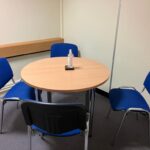 Used round table and chairs