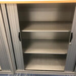 Used tambour door cupboards