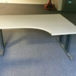 Light grey used corner desks