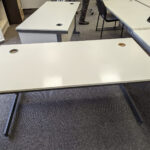 Used light grey desks