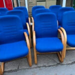 Deluxe Wood frame meeting chairs