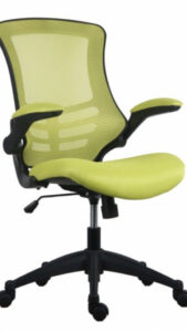 New Marlos Green Mesh Task Chair Pivot Arms