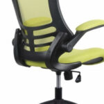 New Marlos Green Mesh Task Chair Pivot Arms