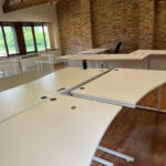 used wave desks white