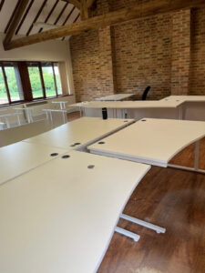 used wave desks white
