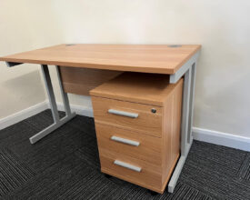 New desk with drawer unit