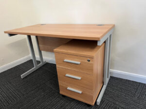 New desk with drawer unit