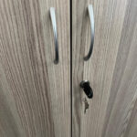 New driftwood cupboard with shelves