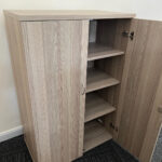 New driftwood cupboard with shelves