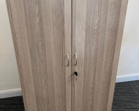 New driftwood cupboard with shelves